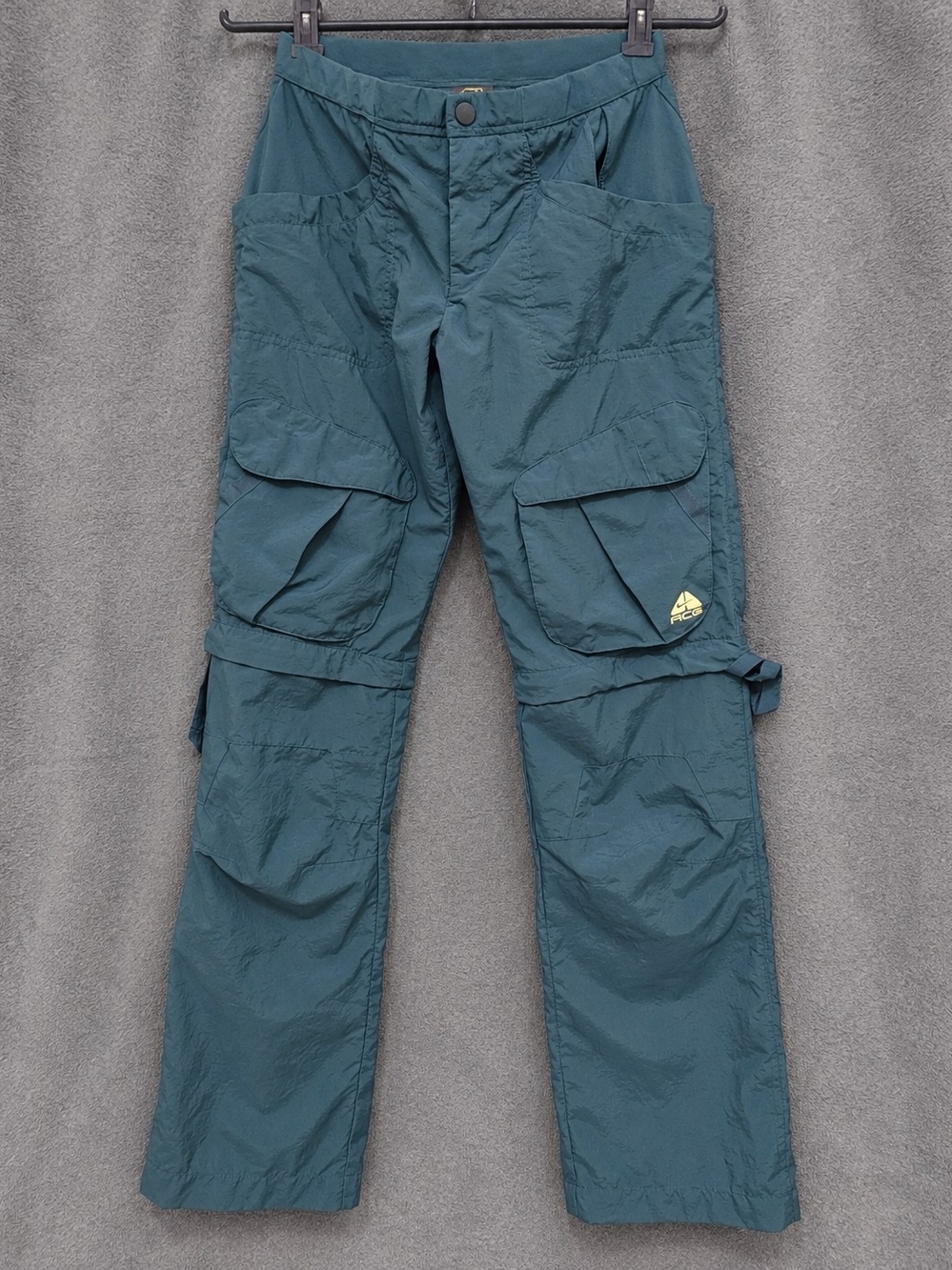 Nike ACG Women's Teal Convertible Cargo Pants with Reflective Logo